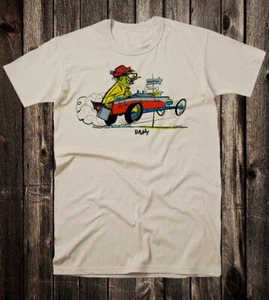 Retro Tee T Shirt Hot Rod Drag Race Racing Weird Oh Weirdo Daddy - Picture 1 of 7