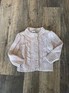 Girls Sweater Size 12M Button Up Multicolor - Picture 1 of 5