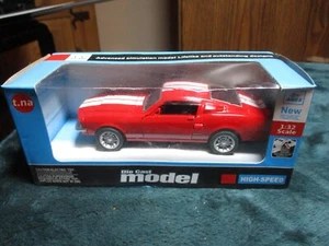t.na High Speed Power Driving '67 Ford Mustang Fastback Diecast 1:32 Scale - Picture 1 of 4