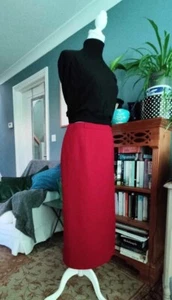 Stunning Basler wool long/midi pencil skirt with side slit. UK 12 Excellent cond - Picture 1 of 15