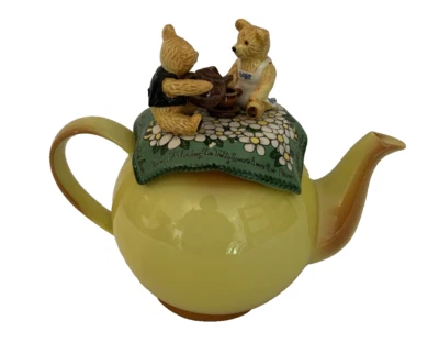 Vintage Paul Cardew Design Teapot - Teddy Bear's Picnic Ceramic Made In England - Image 1 of 4