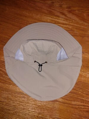 Connectyle Kids Wide Brim Mesh Sun Hat UPF 50+ Protection Khaki  - Image 1 of 2