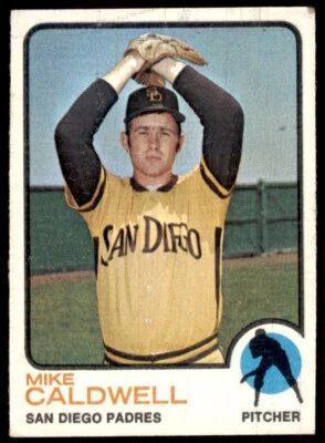 1973 Topps- Mike Caldwell Baseball Cards #182 - Image 1 of 2