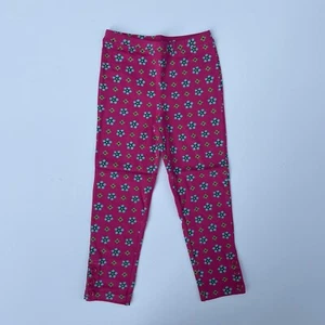 Baby Gap Girls Mulberry Print Buttons Leggings Size 5 Years Pink Floral New - Picture 1 of 6