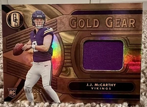 Parche de novato J.J. McCarthy 2024 Panini Gold Standard/299 Vikings RP - Imagen 1 de 1