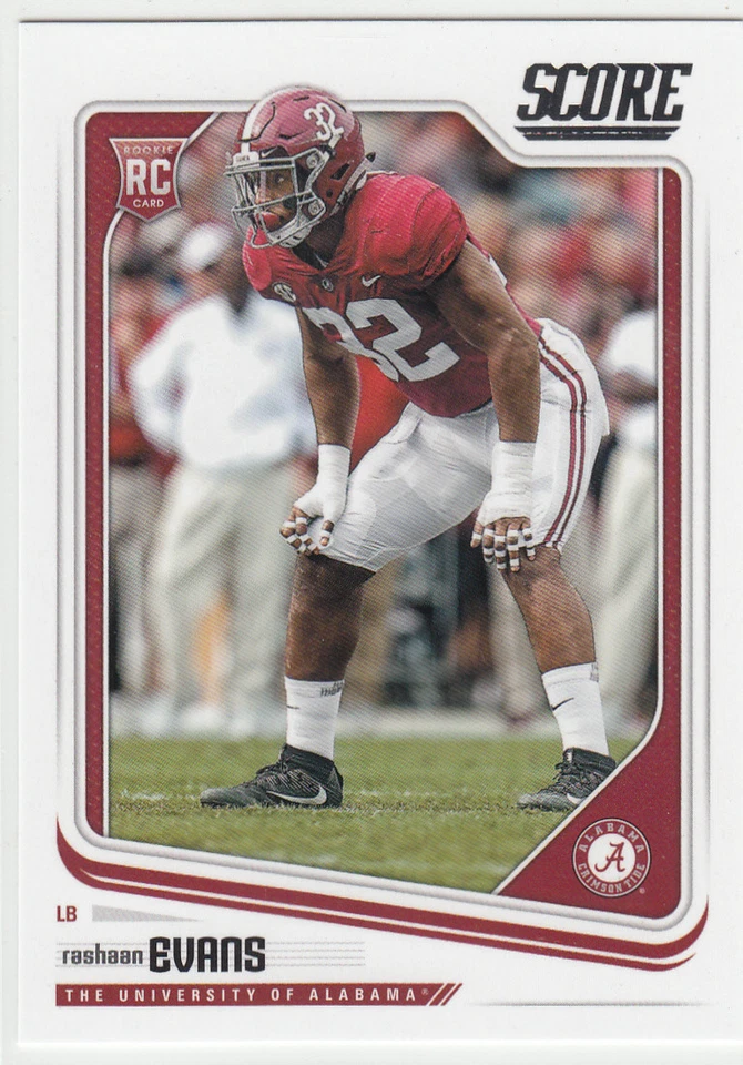 2018 Score Rashaan Evans RC Tennessee Titans #345 - Image 1 of 1