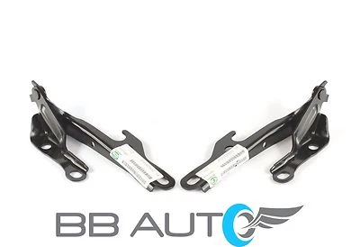 NEW HOOD HINGES SET RH LH STEEL BLACK FOR 1992-1996 TOYOTA CAMRY - Image 1 of 2