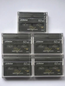 5 MiniDV DVM60 Japon Victor (JVC) 60 min Cassette cassette caméscope vidéo numérique - Photo 1 sur 1