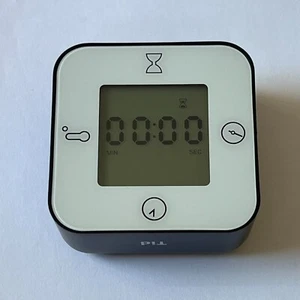 IKEA Lottorp Digital Clock/Thermometer/Alarm/Timer Kitchen Black Klockis - Picture 1 of 8