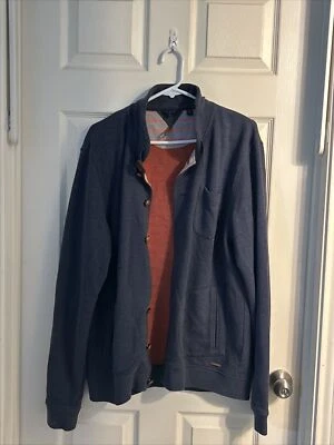 Cárdigan tejido de algodón delantero con botones Ted Baker talla 6/2XL para hombre *botón faltante* Foto 1 de 4