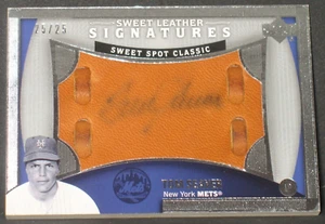 Tom Seaver 2005 UD Sweet Spot Leather Signatures Autograph (25/25) New York Mets - Picture 1 of 2