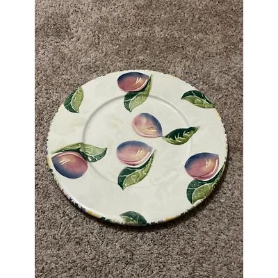 Plato floral de cerámica vintage ARM Italia plato para servir italiano Foto 1 de 4