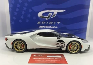 GT SPIRIT 1/18 Scale 2021 FORD GT”1966 Daytona 24 Hours Heritage”Number 98 - Picture 1 of 12