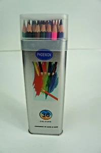 Phoewon 36 Colours Colored Pencils - Picture 1 of 3