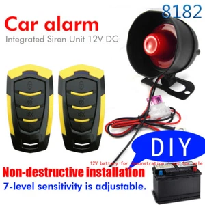 Car Security Alarm System 7Level Sensitivity,12v,Anti-Theft,Non-Destructive A0T7 - Picture 1 of 12