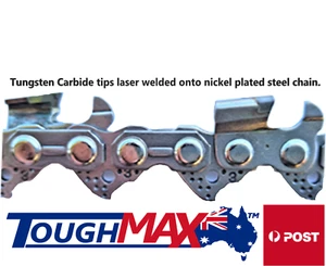 14 " 1x Tungsten Carbide Chain .043 3/8 LP 50DL Stihl MS170-211 ToughMax - Picture 1 of 7