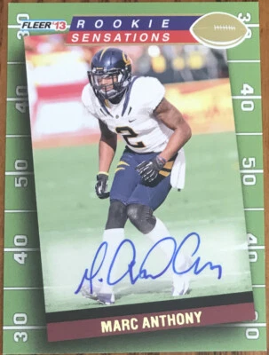2013 Fleer Retro Fleer Rookie Sensations Autographs Marc Anthony #RS-54 - Image 1 of 2