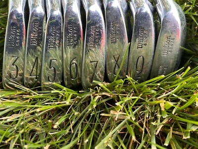 Wilson Patty Berg Cup Defender  3-Pw Iron steel Shaft USA 68476 Right Hand - Image 1 of 4