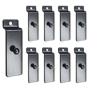 Metal Slatwall Utility Hooks, 10pcs Commercial Slatwall Picture Hook Notch Pi... - Bild 1 von 7