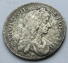 1679 Silver Charles II Silver Shilling Coin