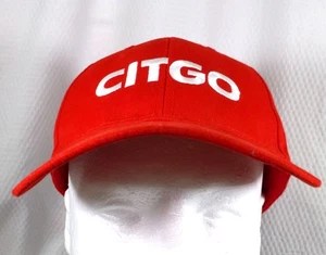 Baseballkappe Citgo rot verstellbar mit gesticktem Logo für Erwachsene - Bild 1 von 8