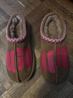 Ugg Tazz Girl's Size 13Y Hickory Slippers New - Image 1 of 4