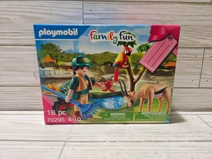 Playmobil 70295 Diversión Familiar Cuidador Zoológico Gacela Loro 18 Piezas - Imagen 1 de 6