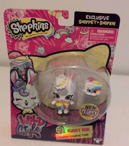 Shopkins Wild Style Bunny Bow Shoppet & Carotta Cake Sealed - Picture 1 of 13