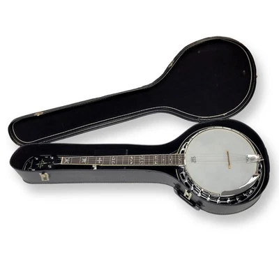 Fender FB-55 банджо 5-струнный резонатор с жесткий чехол - изящный! - Изображение 1 из 4