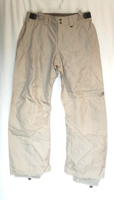 NIKE ACG Outer Layer Womens (L) Winter Snow Pants Beige Lined Adjustable - Image 1 of 4