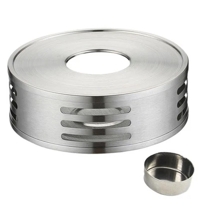 Accessorio per cerimonia del tè in acciaio inossidabile con base riscaldante a - Immagine 1 di 4