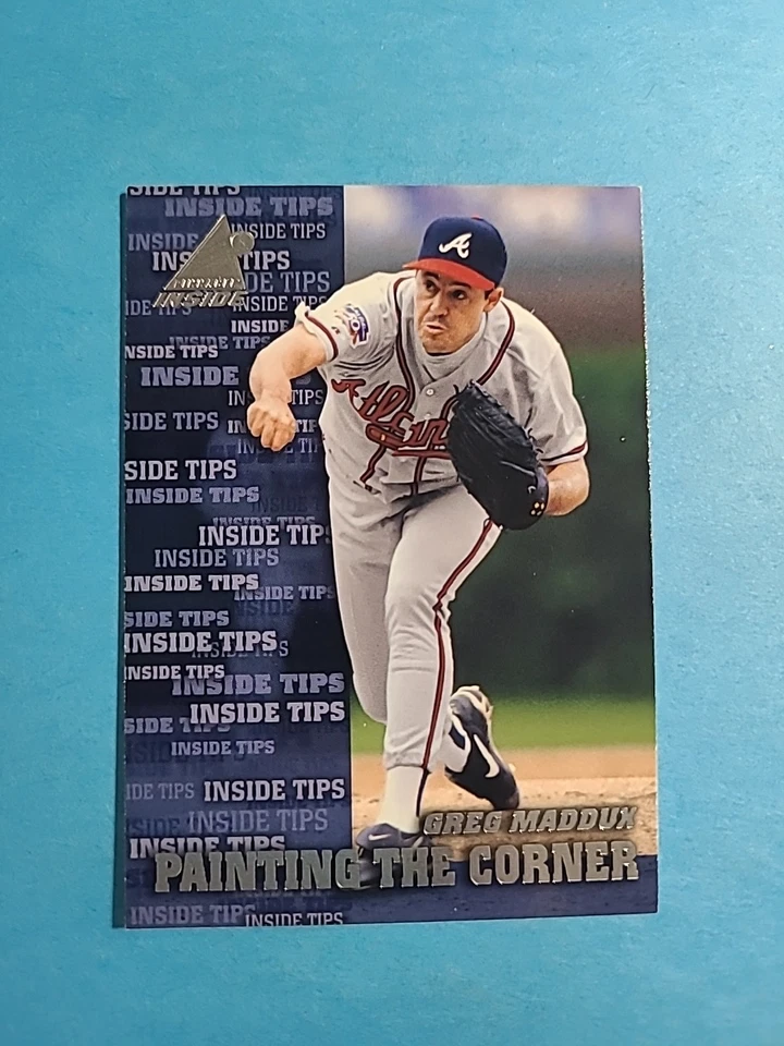 Greg Maddux 1998 Pinnacle Inside Baseball Card # 142 I4772 - Image 1 of 2