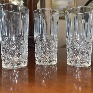 Waterford Marquis Markham Cut HiBall 6” Tumblers Crystal Vintage 3 Pc Set Glass - Picture 1 of 11