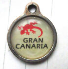 Gran Canaria Red Lizard  Geko Tiny Keyfob For Keyring Vintage 