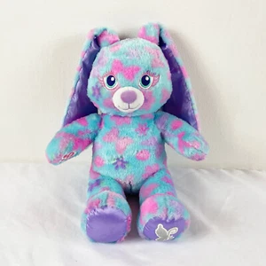 A35 Build Bear Blue Pink Butterfly Bunny Rabbit Plush! 16" Stuffed Toy Lovey - Picture 1 of 4