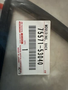 Toyota Molding Back 75571-53040 - Picture 1 of 7