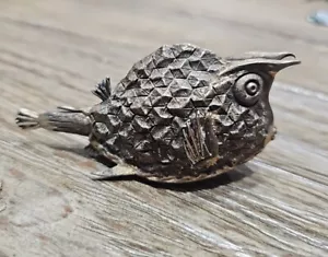 Janna Thomas De Valarde Sterling Silver Mexico Blowfish Vintage Signed 2.4oz - Picture 1 of 11