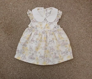 Baby Girls Peter Rabbit Dress Age Up To 3 Months - Picture 1 of 4