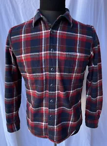 VANCL Reversible Flannel Stripes or Plaid Shirt Snaps on both sides Size M - Picture 1 of 10