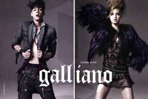 2010 Galliano Ash Stymest Lindsey Wixson Jean Baptiste Mondino MAGAZINE AD - Bild 1 von 1