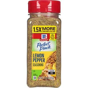 McCormick Perfect pinch kosher lemon & pepper seasoning, 11.37 oz Bottle........ - Picture 1 of 12