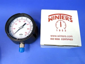 Winters Process Gauge 0-100 PSI 4.5" Dial 1/2" NPT Bottom Connection - NEW! - Picture 1 of 6