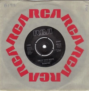 BUCKS FIZZ - ONE OF THOSE NIGHTS b/w ALWAYS THINKING OF YOU 7" SINGLE VGC 1981 - Picture 1 of 1
