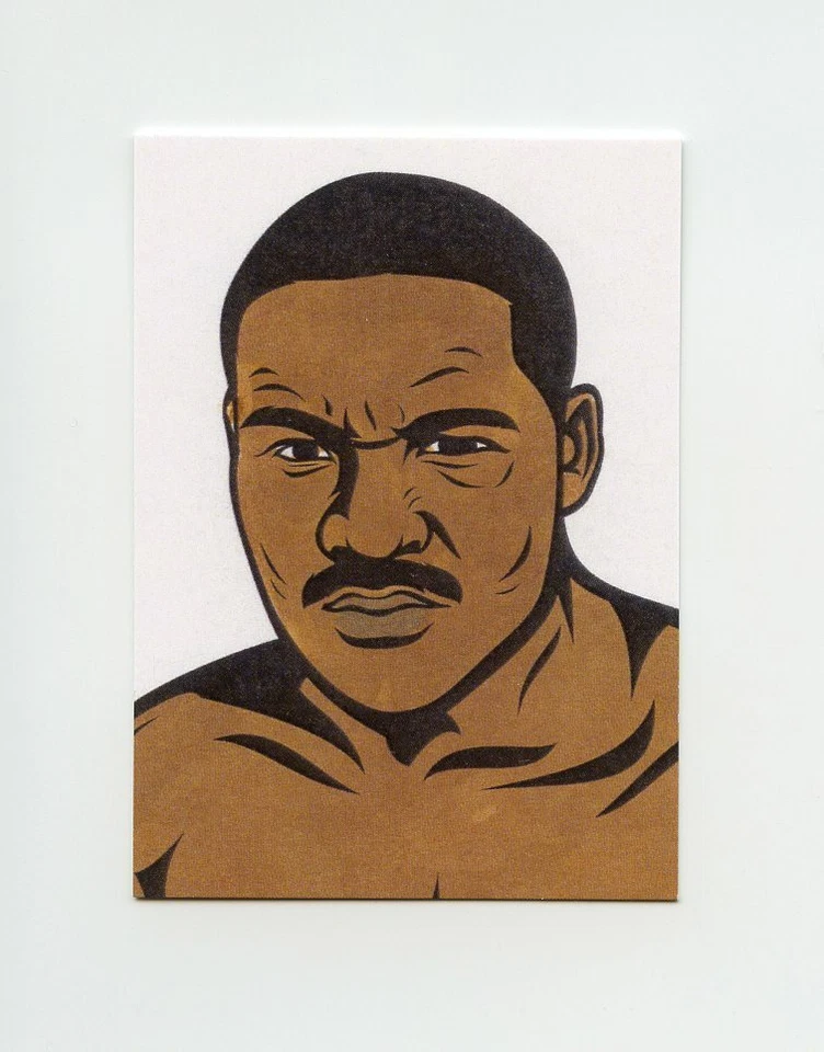 #TN00810 EZZARD CHARLES Gypsy Oak Artist Boxing Card RARE - Image 1 of 1