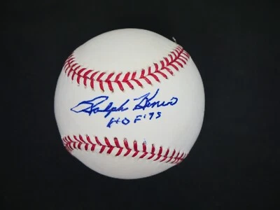 RALPH KINER SIGNED OFFICIAL OMLB BASEBALL INSCRIBED "HOF 75" WITH PSA COA - Image 1 of 4