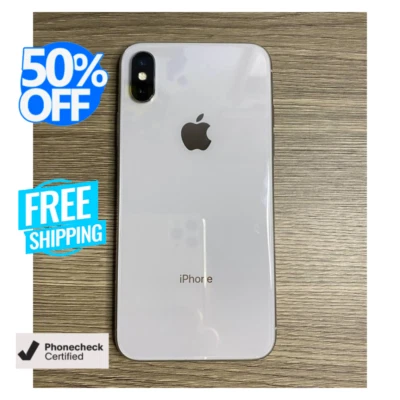 Apple iPhone XS 64GB 256GB GSM CDMA Unlocked Verizon Gold Gray Silver 4G LTE - Image 1 of 4