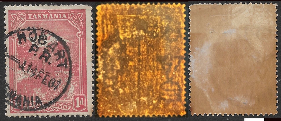 1904 AUSTRALIA TASMANIA   SG#250 used 1907 VF error  INVERTED WM SG#11 - Image 1 of 1