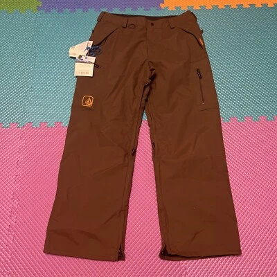 Pantalones de esquí/snowboard Volcom Stone para hombre caqui talla mediana venta al por menor $400 Foto 1 de 4