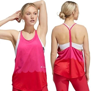 Adidas X Marimekko Tank Top Sports Racer Back Training Shirt Fitness Running Gym - Picture 1 of 7