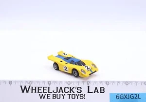 Aurora AFX Porsche 917 jaune bleu HO slot car Tyco vintage #2 - Photo 1/4